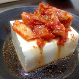 Korean☆あっさりキムチ豆腐